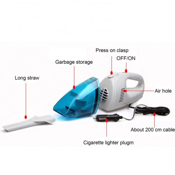 Dolphin Vacuum Cleaner for Suction and Cleaning Seats, Floors, Hard and Contracted Places - Image 9