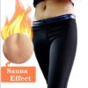 Sauna Pants for Women, High Waist Sweat Leggings Yoga Training Pants Jogging Workout Sports Leggings Slim Pants Black