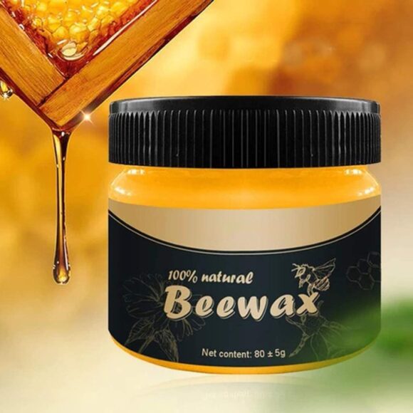 Beewax Furniture Polish,Wood Seasoning Beewax - Natural Wood Wax Traditional Beeswax Polish for Wood & Furniture,Beewax Wood Polish and Cleaner for Furniture Care (85g) - Image 5