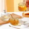 Pyrex Bubbles Glass Mug With Lid And Hanging (2 Pieces Only)