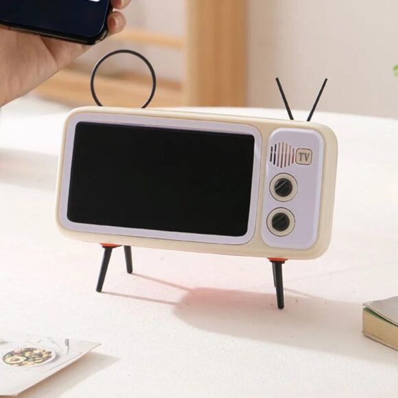 Retro Tv Pattern Cellphone Stand for Desktop Car Portable Detachable - Image 7