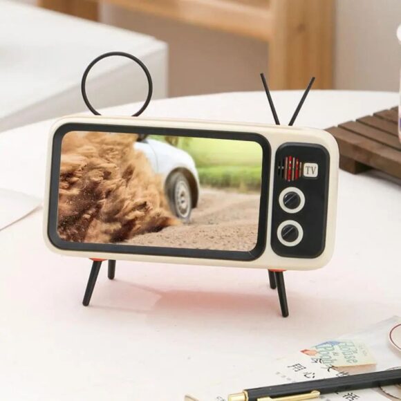 Retro Tv Pattern Cellphone Stand for Desktop Car Portable Detachable - Image 9