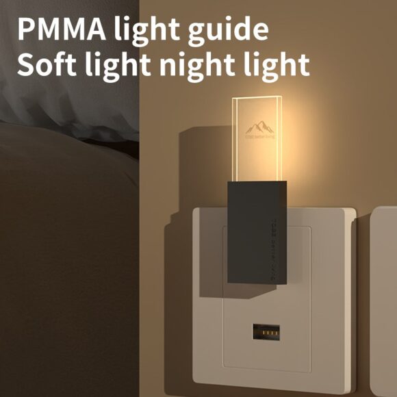 1pc USB Rechargeable Night Light And Ultrasonic Pest Repeller, Multi-Band Ultrasonic Gentle LED Light, Frequency Conversion Ultrasonic Buzzer Physical Pest Repeller, Safe And Effective, Able To Repel Mosquitoes, Cockroaches, Mites, And Other Insects - Image 2