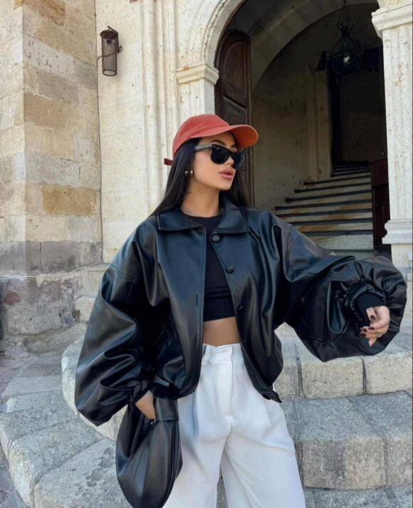 Anna Fashion Leather Jacket