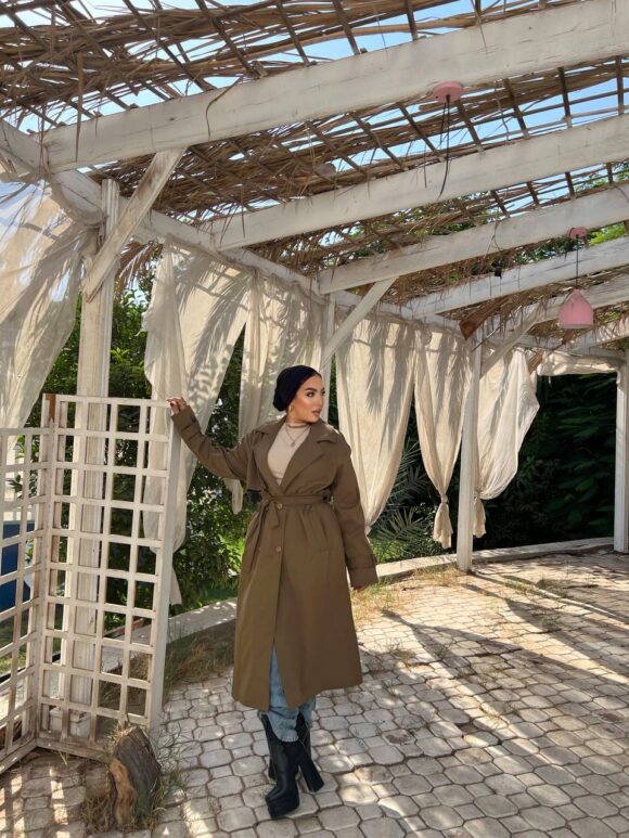 Anna Fashion Coat Gabardine - Image 12