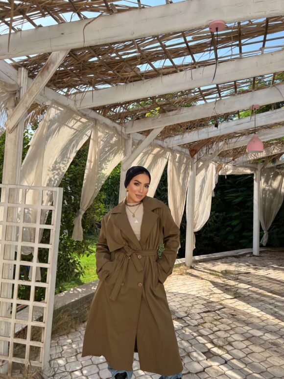 Anna Fashion Coat Gabardine - Image 13