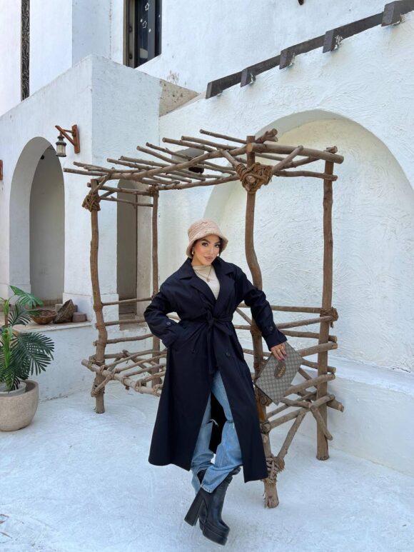 Anna Fashion Coat Gabardine - Image 4