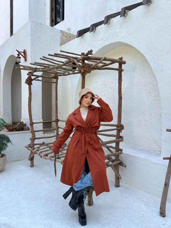 Anna Fashion Coat Gabardine - Image 5