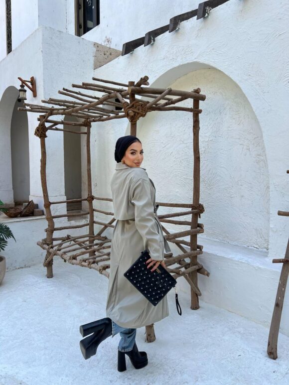 Anna Fashion Coat Gabardine - Image 7