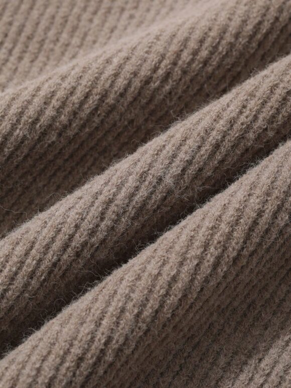 DAZY Solid Color Turtleneck Oversized Women Knit Sweater Dress - Image 5
