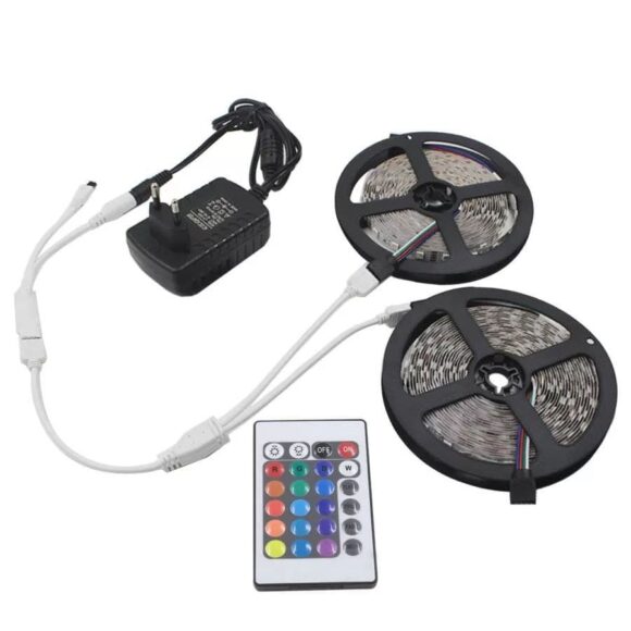 5 meters LED strip RGB with remote and power supply_ with two years guarantee of satisfaction and quality - Image 6