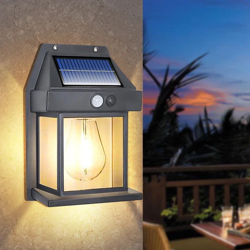 Tungsten Wire Solar Wall Light, Easy to Install, Wider Lighting Range, 120° Induction Angle, IP65 Waterproof IP65 Outdoor Solar Wall Light - Image 8