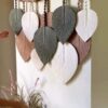 Macrame Hanging handmade decorations Modern and chic Leaf