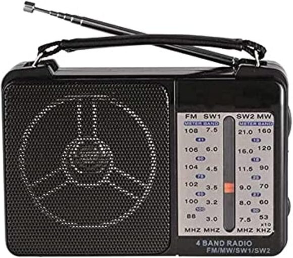 Golon rx-607ac high sensitivity portable radio- black