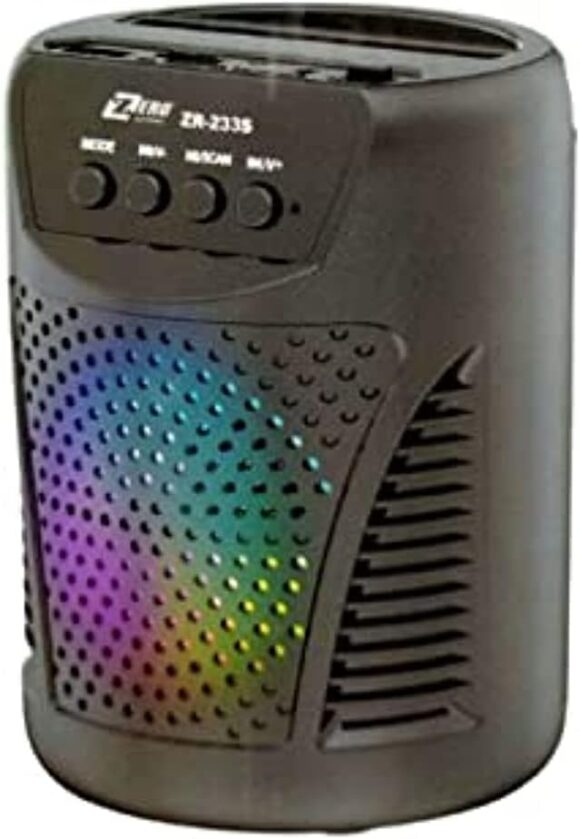 Bluetooth Speaker, Flash, Built in Mic for Call and Beautiful Light Bulbs - Image 5