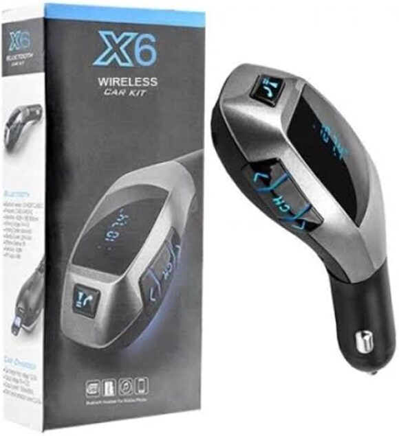 MP3 Player X6 Bluetooth Support Connectivity FM Transmitter Speaker with USB Charging Port & TF Card Slot