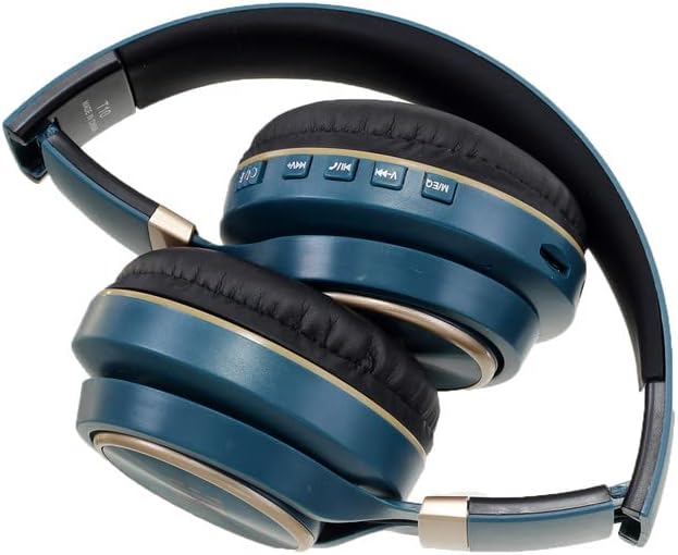 Wireless Blutooth Headphones T10 (Black) TF Card, FM Radio, USB-C, 20hr - Image 5