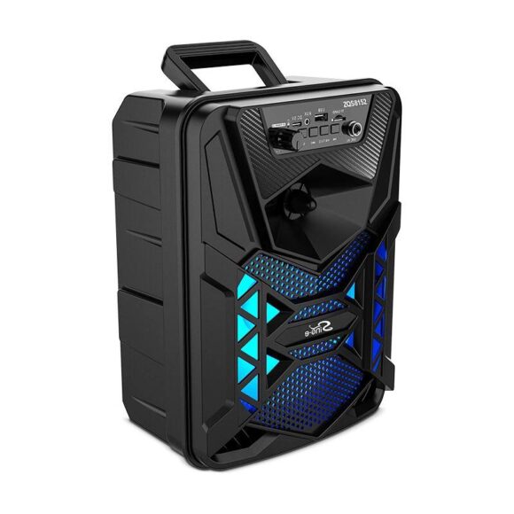 SING-E ZQS8152 Outdoor Bass RGB Light Portable Handle Speaker Party Stage Dj Microphone Subwoofer Karaoke Bt Speaker - Image 3