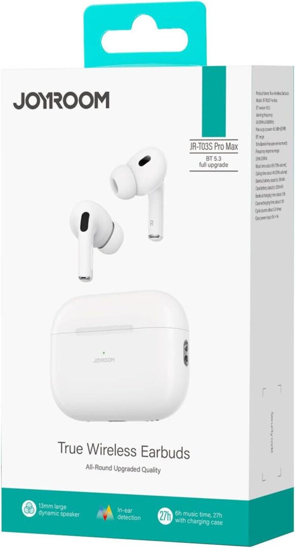 Joyroom JR-T03S PRO MAX Wireless Bluetooth Earphone Dual-core Chip, Instant Connection, Stable Trans - Image 2