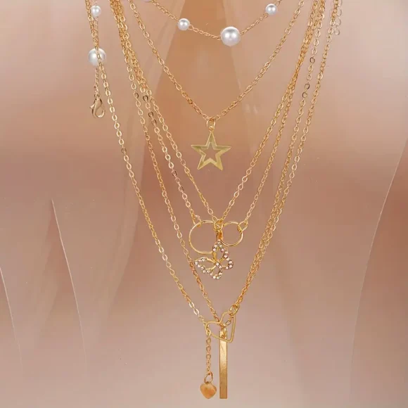 86pcs/set Elegant Vintage Jewelry Set, Multi-Layer Necklaces, Earrings, Rings, 4-in-1 Combo For Women, Ideal For Daily, Commute, Mother's Day, Valentine's Gift (Box Not Included) - Image 2