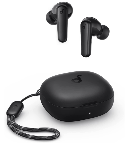 Anker Soundcore By Anker R50i True Wireless Earbuds 10mm Drivers with Big Bass, Bluetooth 5.3, 30H Playtime, IPX5-Water Resistant, AI Clear Calls with 2 Mics, 22 Preset EQs via App
