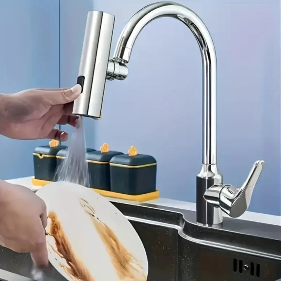 1pc Universal 3-Way Water Outlet Faucet Adapter, ABS Material, Easy Installation, No Electricity Needed, Bathroom Sink Accessory, Multi-Functional Dispenser - Image 12