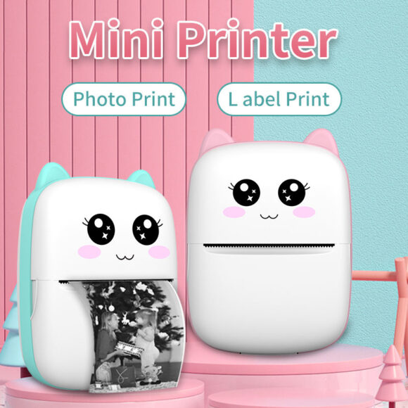 Handy Kids Photo Printer X5 Mini Pocket Portable Label Printer Sticker Wireless Inkless Self-adhesive Thermal Printer - Image 4