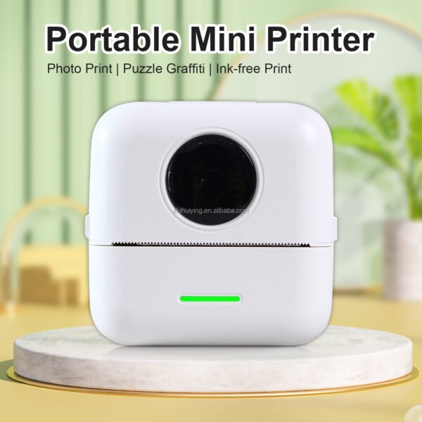 Kids Gift Photo Mobile Phone Operation Family USB Thermal Printer Label 57mm Bluetooth4.0 Mini Portable Small Foto Printer