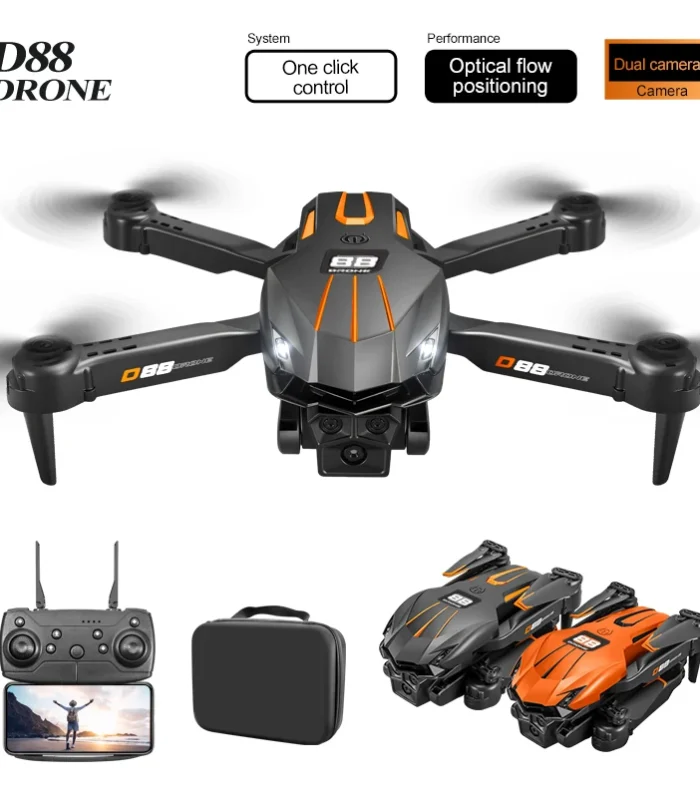 NewD88 4K RC Drone,360°Flip,Headless Mode,One Key Return,Altitude Hold,WiFi FPV,Dual Cam Switch,90°Lens Adjust,Birthday Gift Toy - AliExpress 44